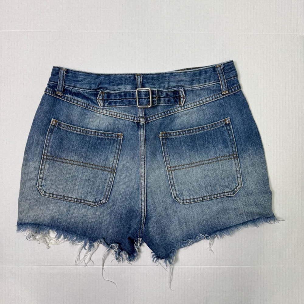 Free People We The Free Jesse Carpenter High Rise Denim Shorts Women's Size 29 - Picture 2 of 7